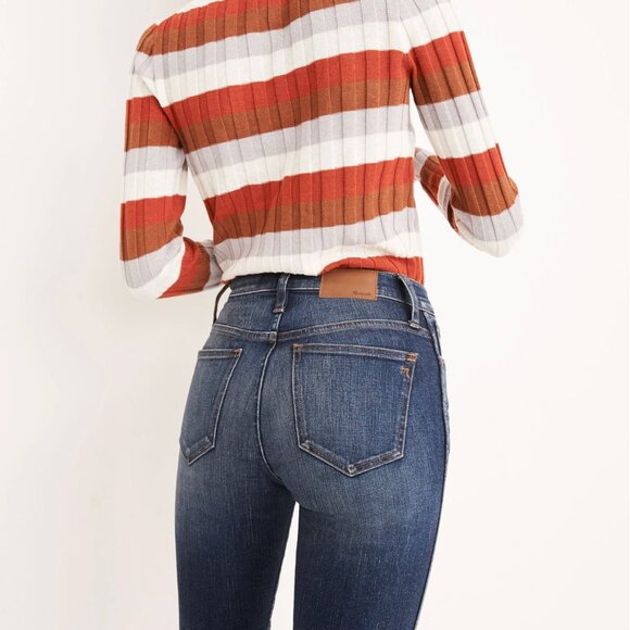 Madewell Slim Straight Jeans — Hammond Wash, Size 26, Classic Straight Leg - Picture 3 of 9